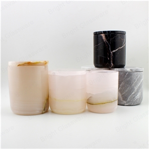 Natural Stone Candle Jars Interior Design Products
