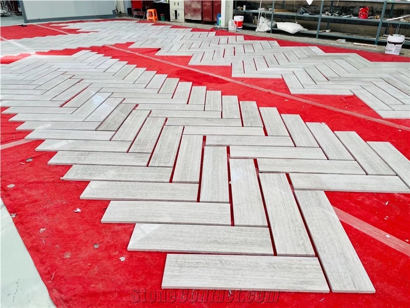 White Oak Marble Wood Flooring White Wooden Marble Tile