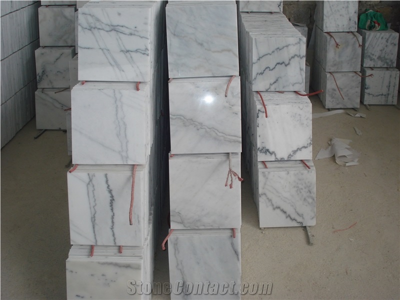 House Decoration Building Material White Marble Tiles