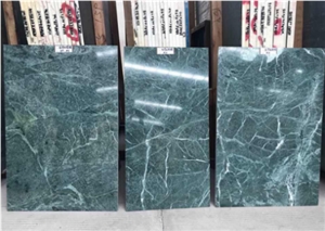 Big Size Polished India Green Marble Slab