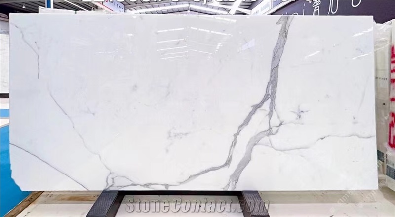 Excellent Quality Turkey White Polished Marble Slab