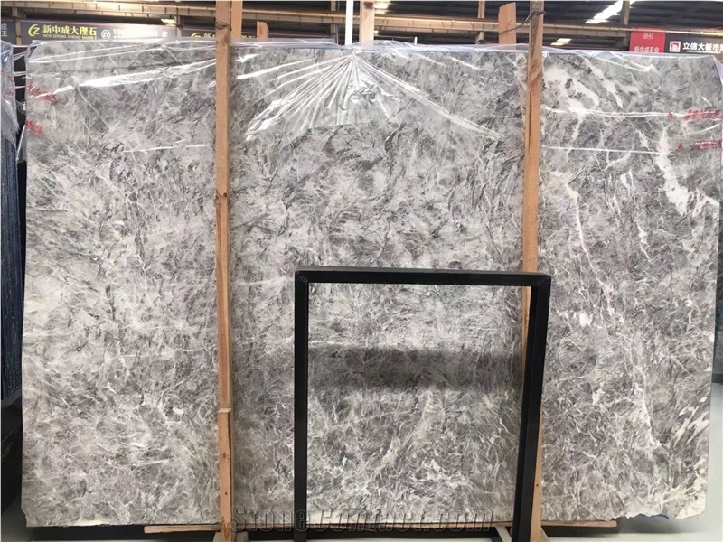 High Quality Silver Fox Of Mountain Polished Marble Slab