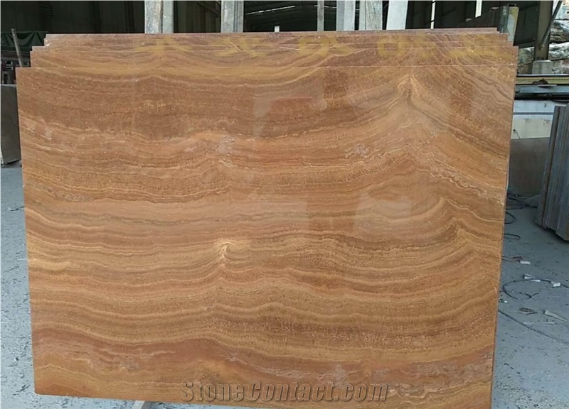 Hot Seller Imperial Wood China Marble Polished Slab
