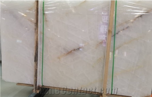 Selling Well Brazilian White Crystal Polished Marble