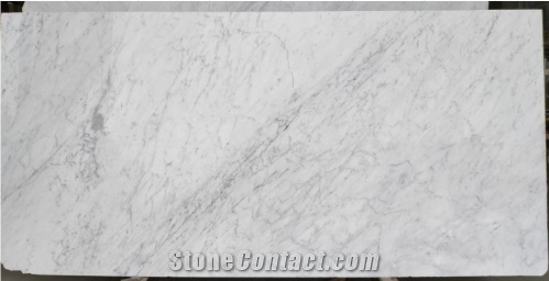 Stable Quality Snow White Stock Factory Marble Slab