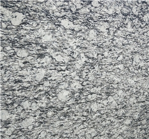 Stable Quality Wave White Polished Granite Slab Big Size