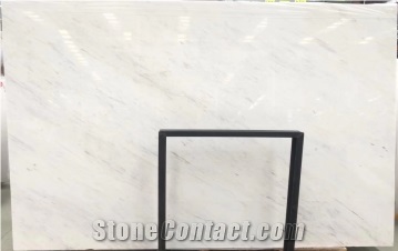 Superior Quality Ariston White Polished Marble Slab