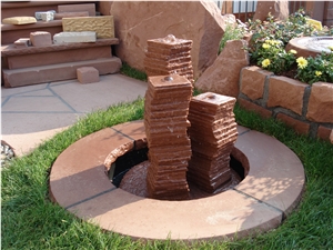 Column Fountain, Pillar Fountain, Garden Water Feature
