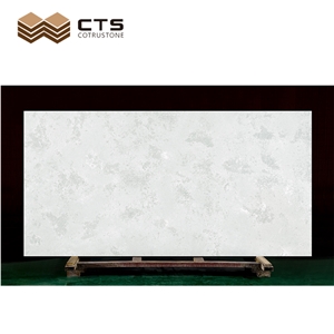 Leather Surface Grey Quartz Slab