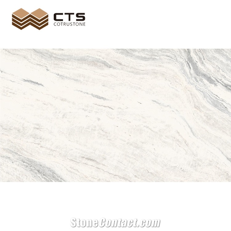 Chinese Yunnan White Natural Slab Marble Stone Modern Design