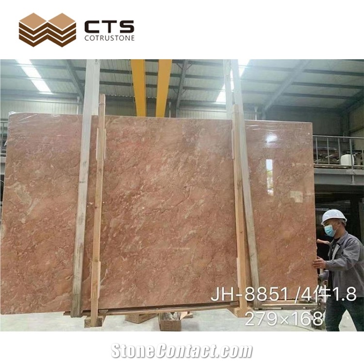 Fancy Red Stone Factory Direct Selected Diana Rose Marble