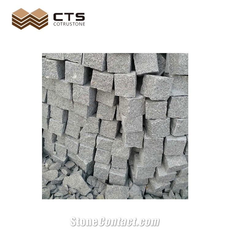 G341 Natural Stone Granite Custom Cubes For Outside Paving