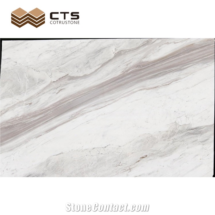 Hot Jazz White Grey Veins Polished Surface Marble Slab Size