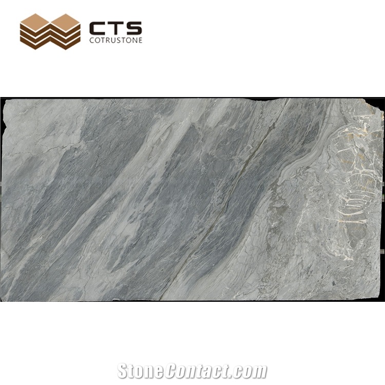 Italy Bardiglio Vagli  Grey Marble Interior Slab Custom Tile