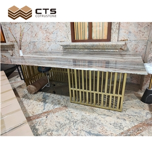 Palisandro Blue Thin Slab Tabletop Interior Marble Product