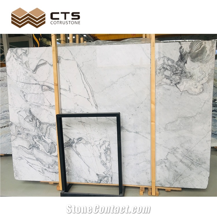 Royal Golden White Marble Modern Style Customized Select