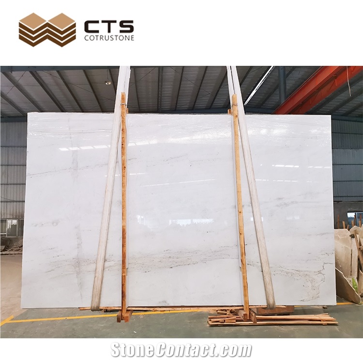 White Marble Livingroom Wall Tiles Feature Construction