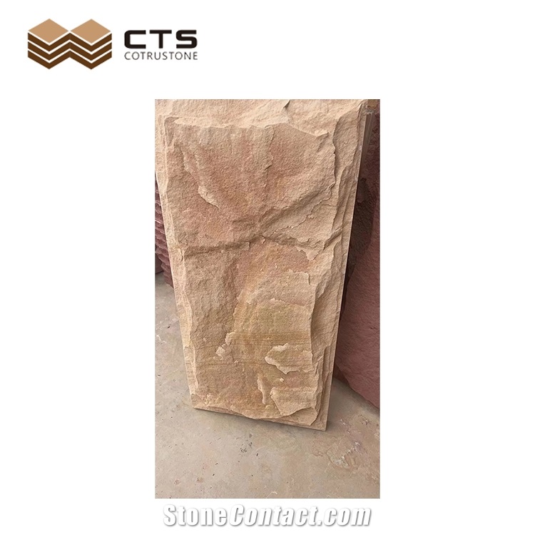 Yunnan Sandstone Rockfaced Sawn Cut Outside Wall Decorate