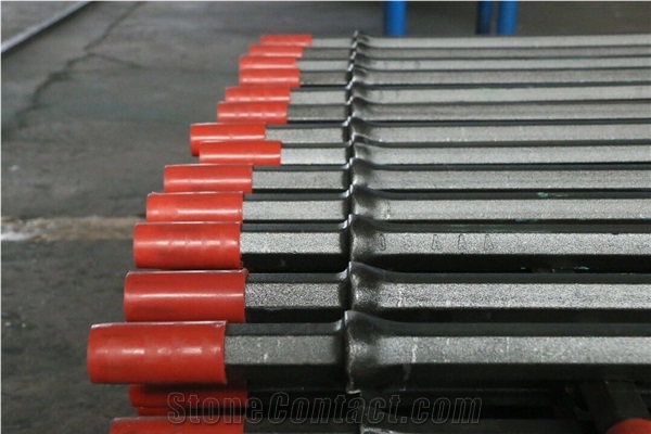 22*108Mm Taper Drill Rods For Granite And Marble Quarry