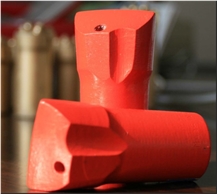 34Mm Tapered Chisel Drilling Bits For Saudi Granite