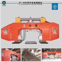 Multi Wire Diamond Wire Saw Granite Block Cutting Machine