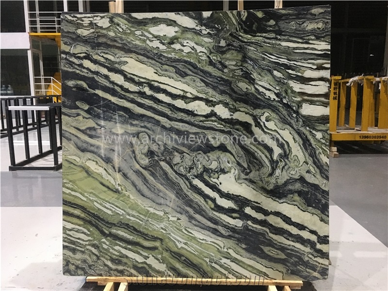 Dedalus Marble Twilight Green Marble Slab Tile