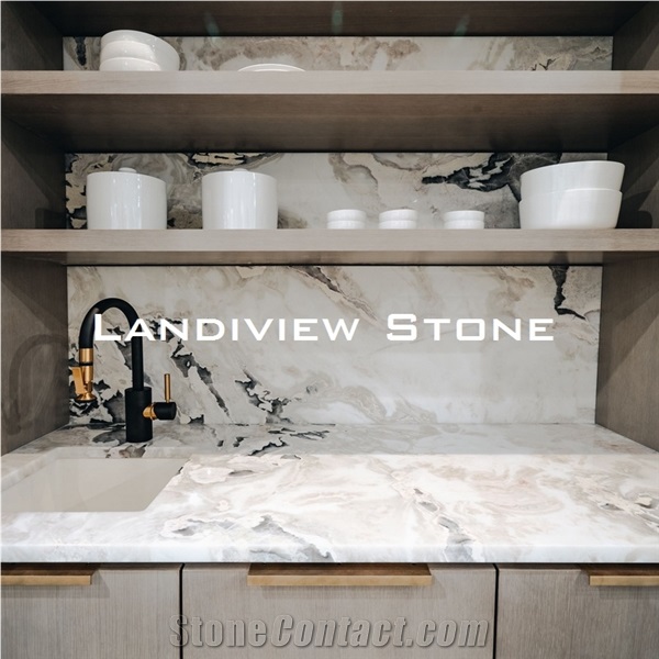 Dover White Marble Vanity Top Oyster White Marble Vanity Top