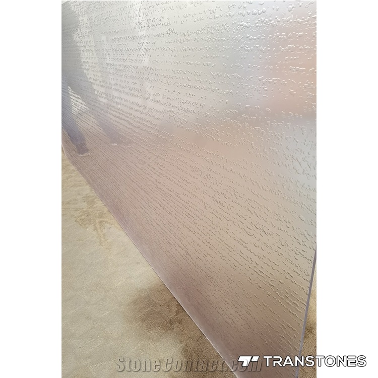 Acrylic Swimming Pool Panel Artificial Stone For Partition