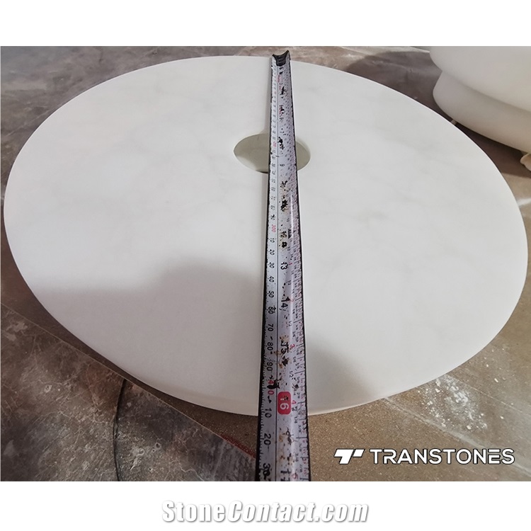 Backlit Alabaster Disk Onyx Panel Matte Finishes