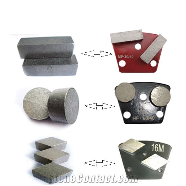 Diamond Grinding Segment Metal Plate For Concrete Floor