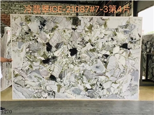 Cold Jade Marble Primavera Ice Green Colorful Jade Slab