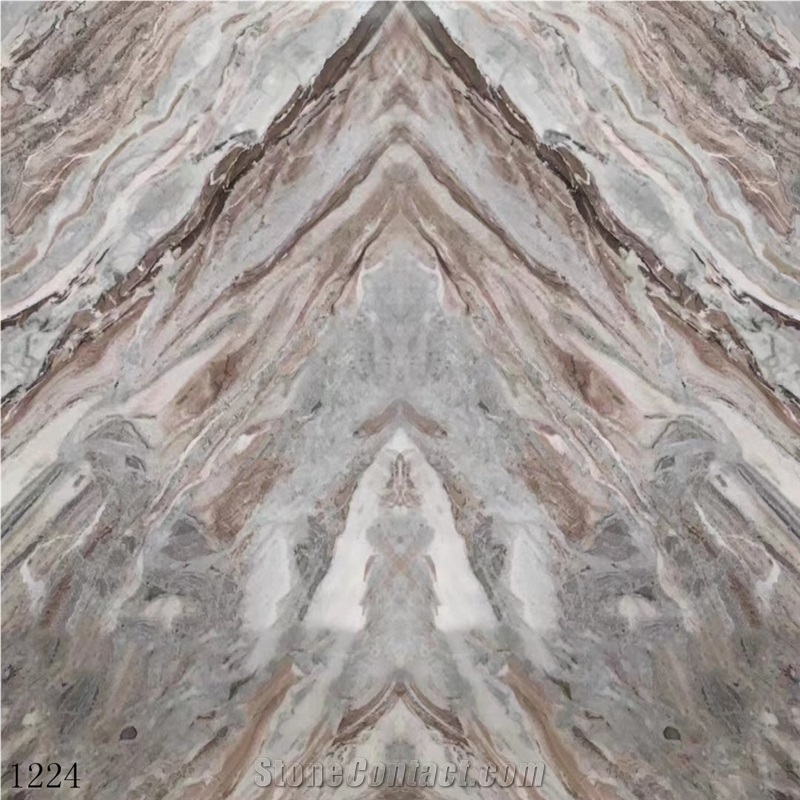 Glacier Sands Fantasy Brown Marble Slabs Polished Tiles