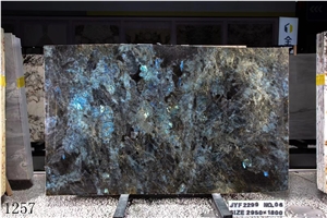 Irina Emerald Blue Granite Volga Galactic Azul Slab Tile