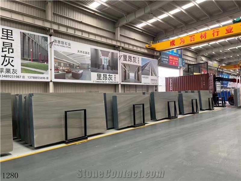 Li Ang Grey Green Limestone Slab In China Market