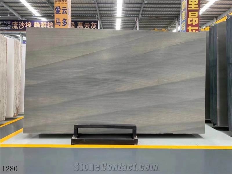 Li Ang Grey Green Limestone Slab In China Market