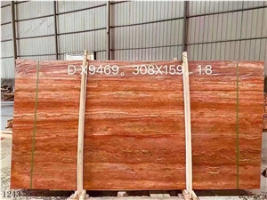 Turkey Akdag Red Travertine Elazig Kirmizi Traverten