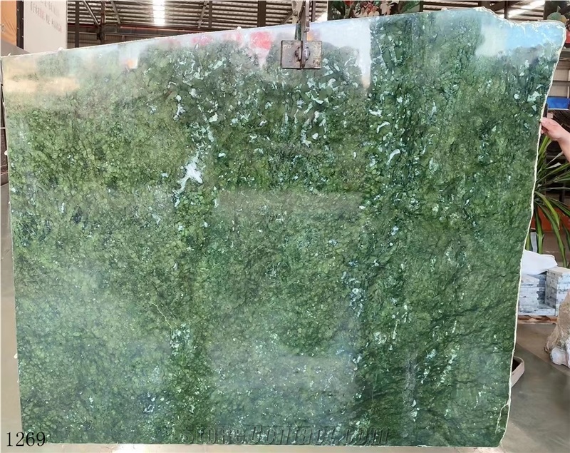 Verde Pavone Dandong Green Ming Agate In China Stone Market