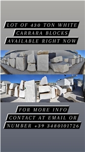 Carrara Marble Blocks