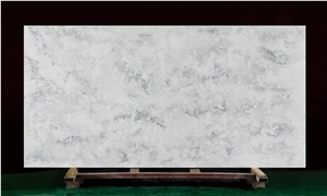 30Mm Thickness Concrete Bloom Grey Quartz