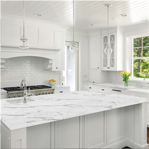 Artificial Quartz Delicato Crema Slabs For Countertop