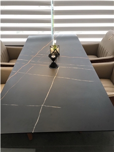 Artificial Quartz Lauren Gold Stone For Countertop