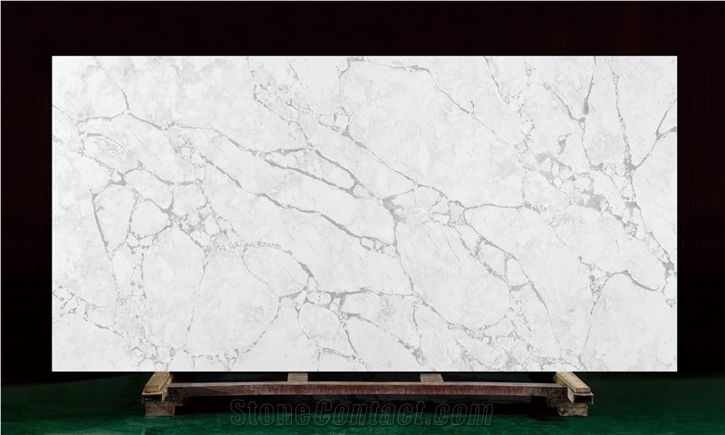 Artificial Stone Quartz White Kitchen Countertop