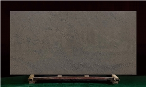 Good Quality Turbin Grey Quartz Slab For Bathroom