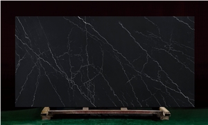 High Quality Empira Black Quartz Slab For Kitchen