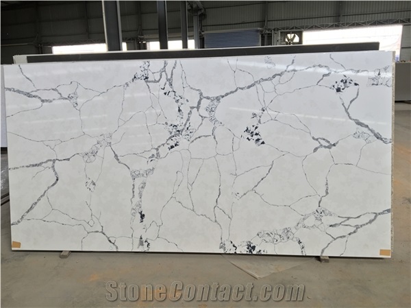 Marble Look Artificial Slab Quartz Stone