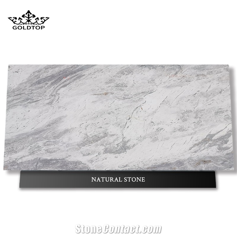 Elba Grey Marble Stone Floor Tiles For Living Room