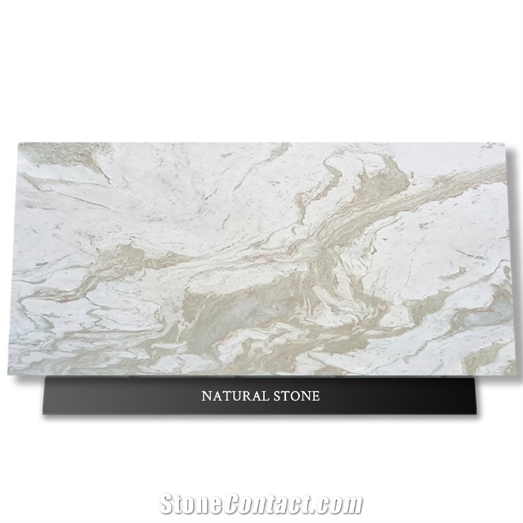 Excellent View Natural Fantasy Green Marble Wall Floor Tiles