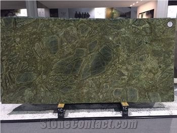 Luxury Natural Stone Persian Green Marble Slab