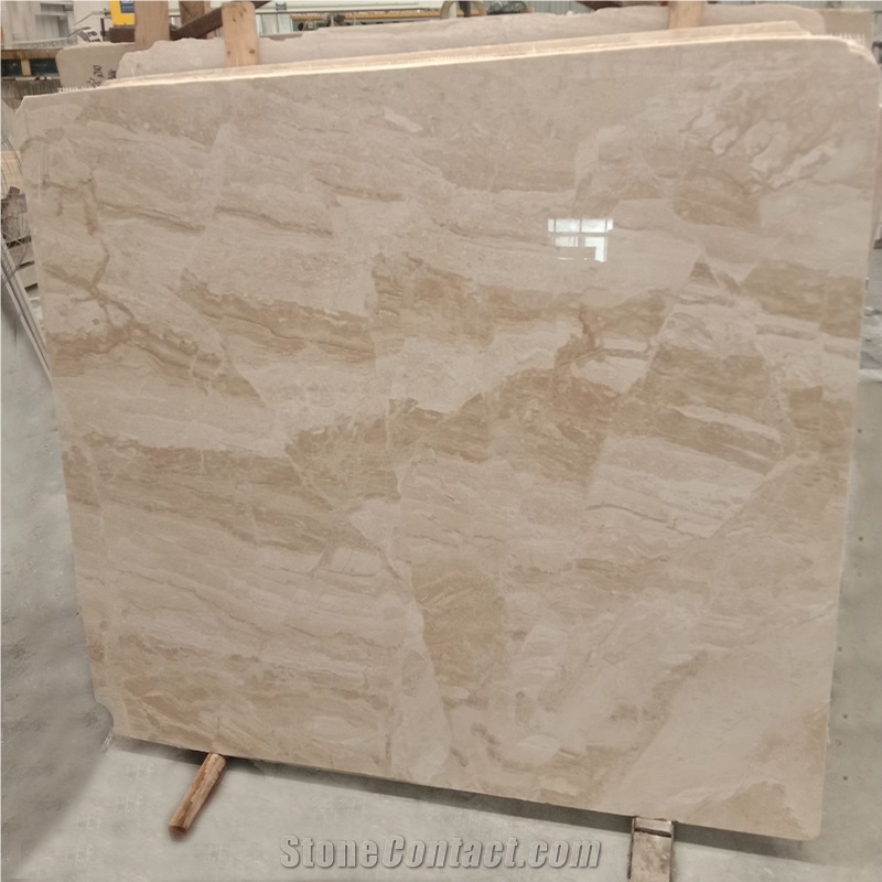 Strong Practicality Beige Rome Cappuccino Marble Big Slab