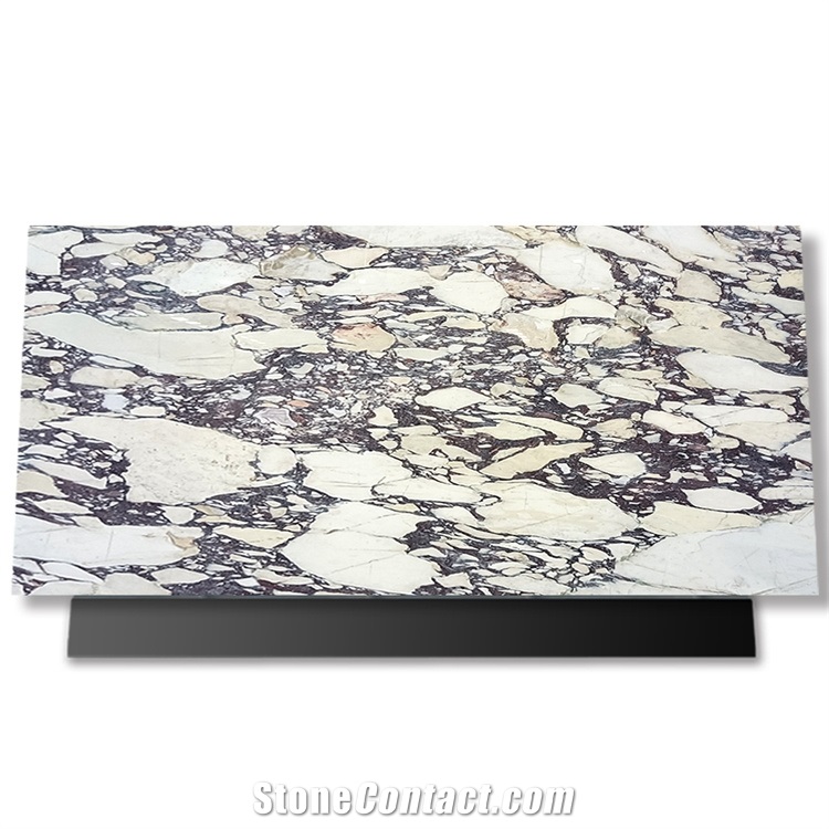 Top Class Performance Calacatta Purple Marble Slabs Tiles